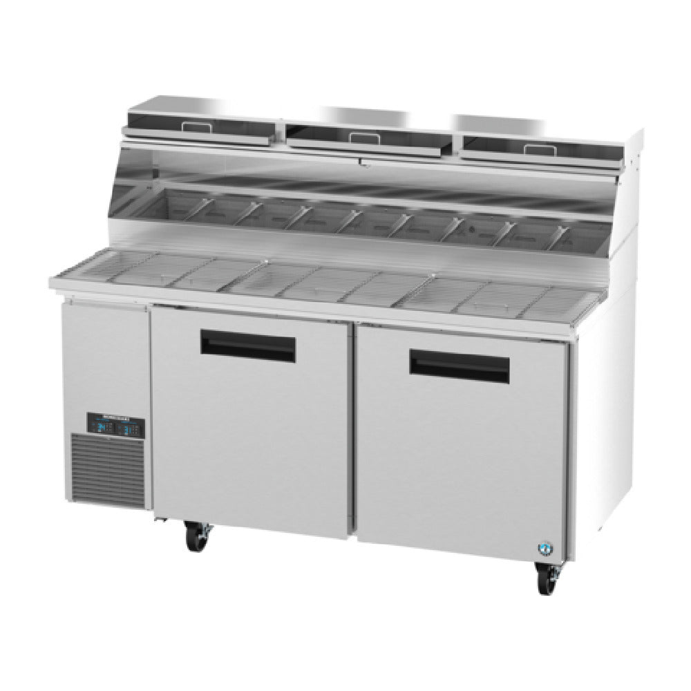 Hoshizaki PR67B-Z - Steelheart® Series Pizza Prep Table, Reach-in, Two-section