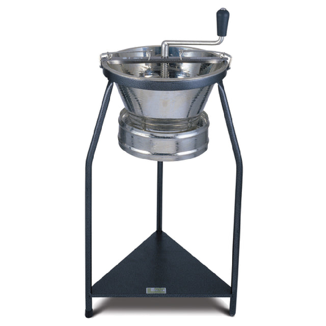 JB Prince U728 Food Mill And Stand 15 Quarts Capacity 30"H Overall