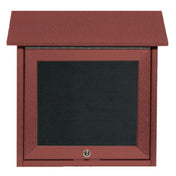 Aarco OPLD1818L-7 Slimline Message Center 18"W X 18"H Wall Mounted