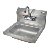 John Boos PBHS-W-1410-P-X Pro-Bowl Hand Sink Wall Mount 14"W X 10" Front-to-back X 5" Deep Bowl