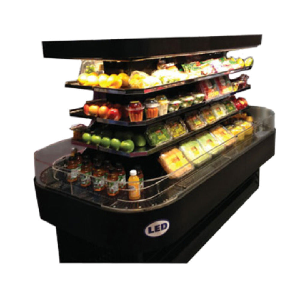 Howard-McCray SC-OD42I-7-S-LED Island Open Merchandiser 84"W X 42"D X 60"H Stainless Steel Exterior & Interior