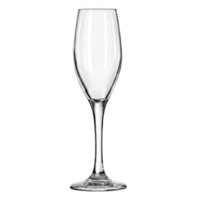 Libbey 3096 Flute Glass 5-3/4 Oz. Safedge® Rim & Foot Guarantee