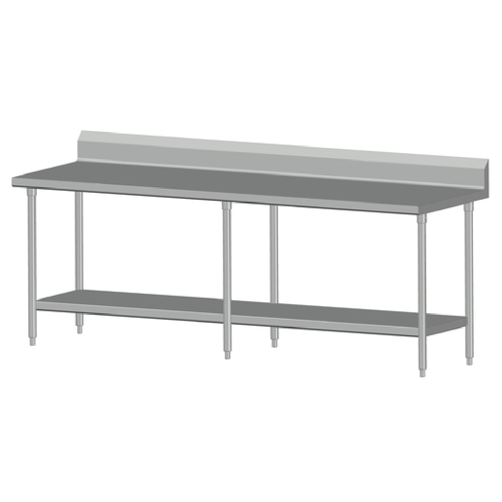 SPG 7SLSB-30 - Universal Stainless Work Table, 84"W X 30"D, 16/300 Series Stainless Steel Top