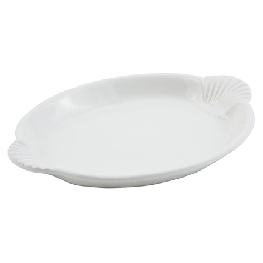 Bon Chef 2070ALLERGENLAVENDER Platter 8" X 11-1/2" With Shell Handles