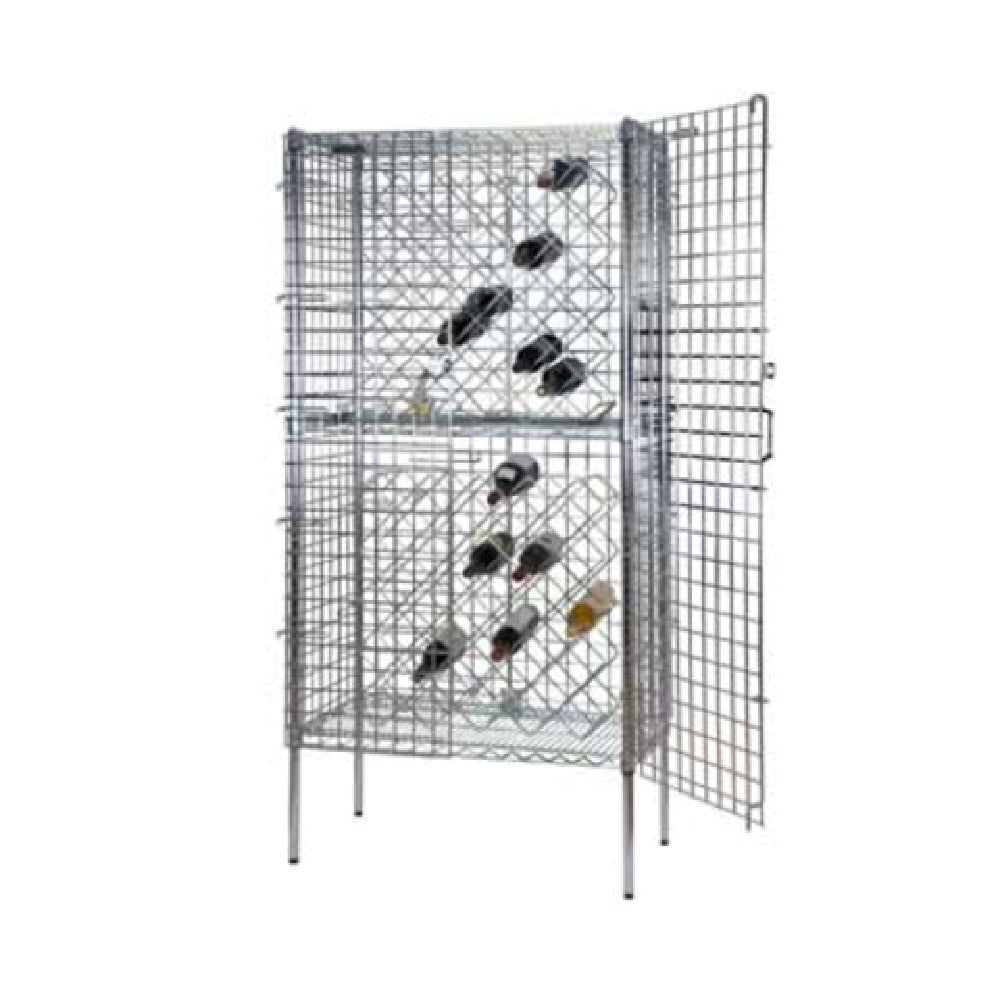 1880 Hospitality FDSWR2436CH Focus Foodservice Security Wire Wine Rack Kit Stationary