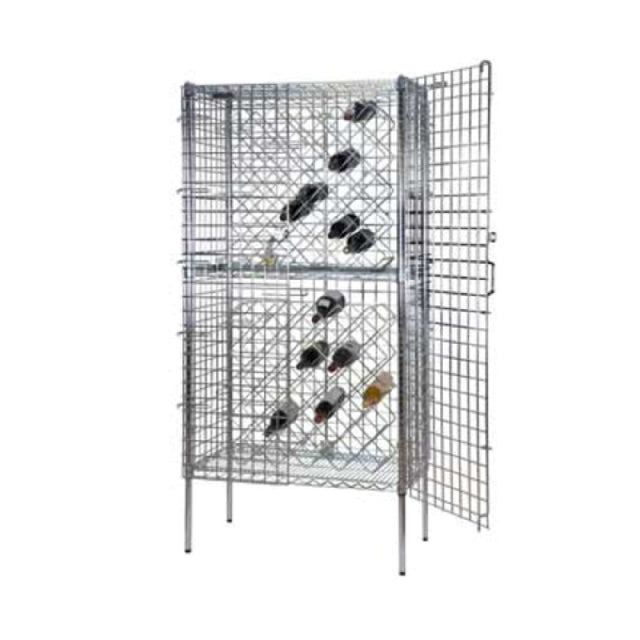 1880 Hospitality FDSWR2436CH Focus Foodservice Security Wire Wine Rack Kit Stationary