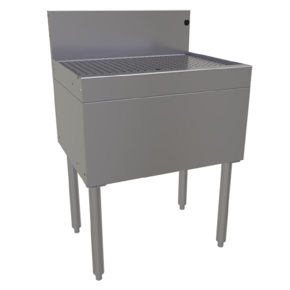 Glastender DBA-24 Underbar Drainboard Free Standing 24"W X 19"D