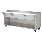 Advance Tabco STU-2-BS Solid Top Table 31-13/16"W X 30-5/8"D X 34-3/8"H 20 Gauge 302 Stainless Steel Top With 8"D X 3/8" Thick Poly Cutting Board