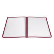 Winco PMCD-9U Menu Cover Double Fold Overall 9-3/8" X 12-1/8"