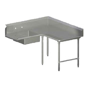 John Boos SDT6-K6060GBK-R Pro-Bowl Soiled Dishtable Corner Design 60" Machine To Corner