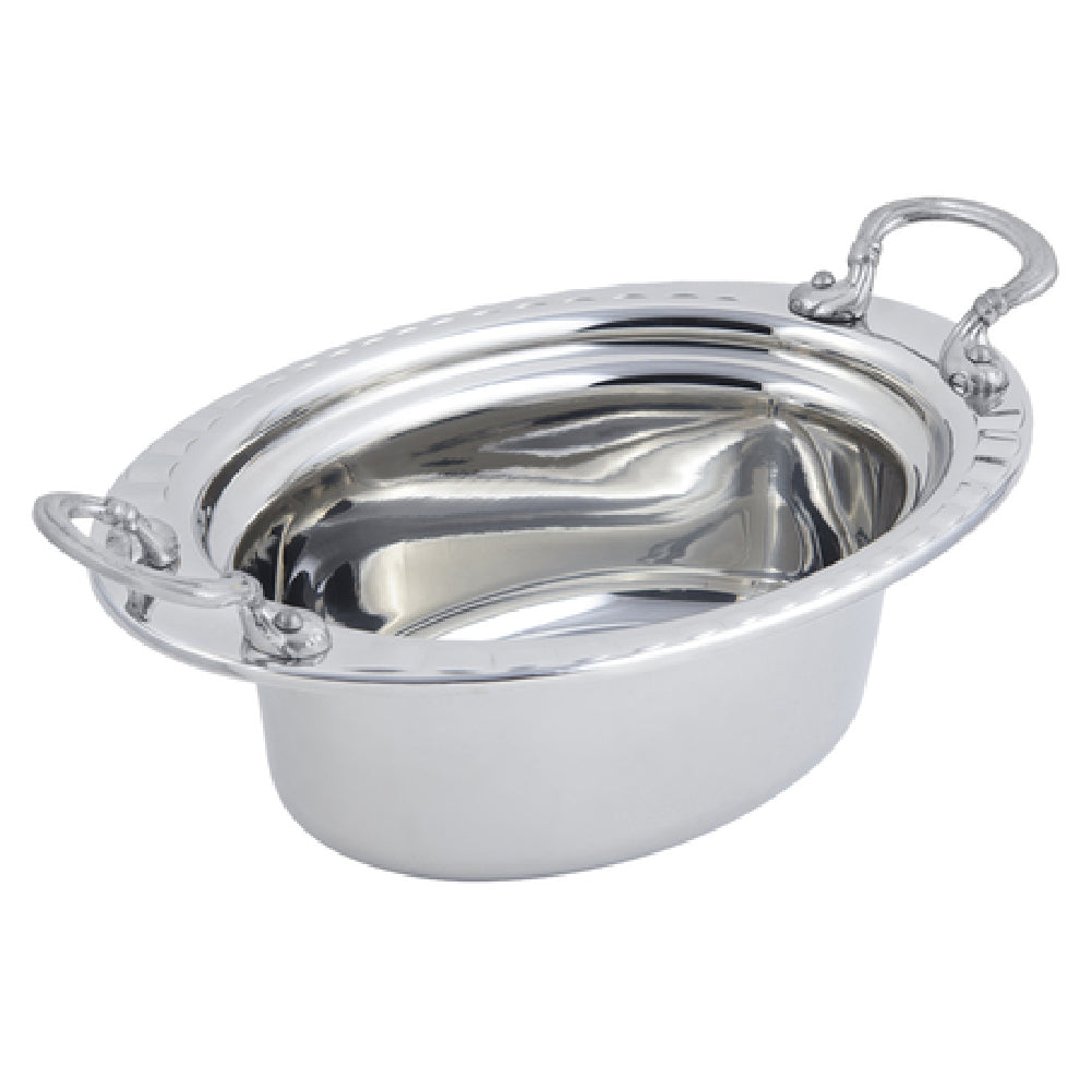 Bon Chef 5603HRSS Food Pan Full Oval 3-3/4 Qt. (120 Oz.) Capacity