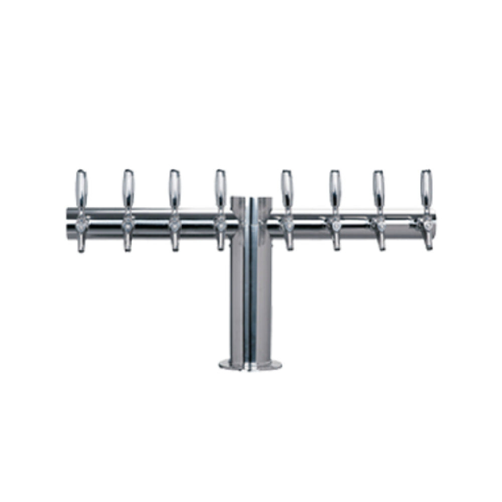 Micro Matic METRO-T-8PSSKR-4 Metropolis "T" Draft Beer Tower Countertop 34"W X 16"H