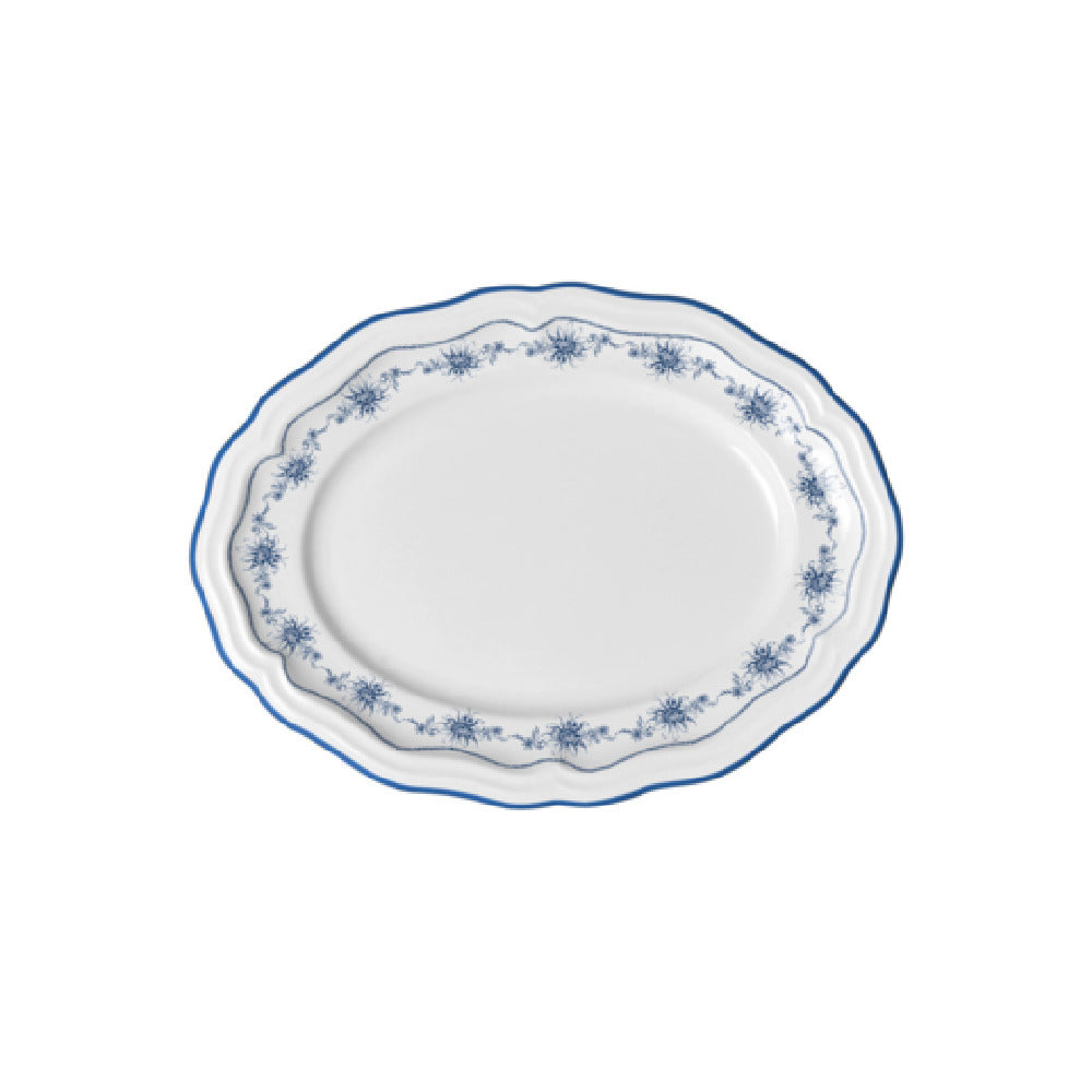 Steelite 62533FP818 Oval Platter 9.0" X 6.75" X 0.875" Adelina
