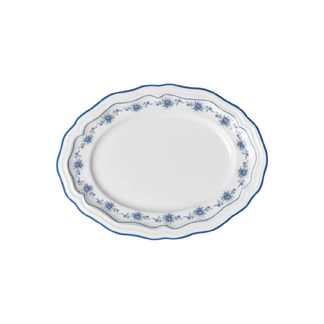 Steelite 62533FP818 Oval Platter 9.0" X 6.75" X 0.875" Adelina