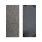 Risch MILAN-1V 4.25X11 Milan Hardback Simulated Woven Vinyl Menu Cover (specify Color)