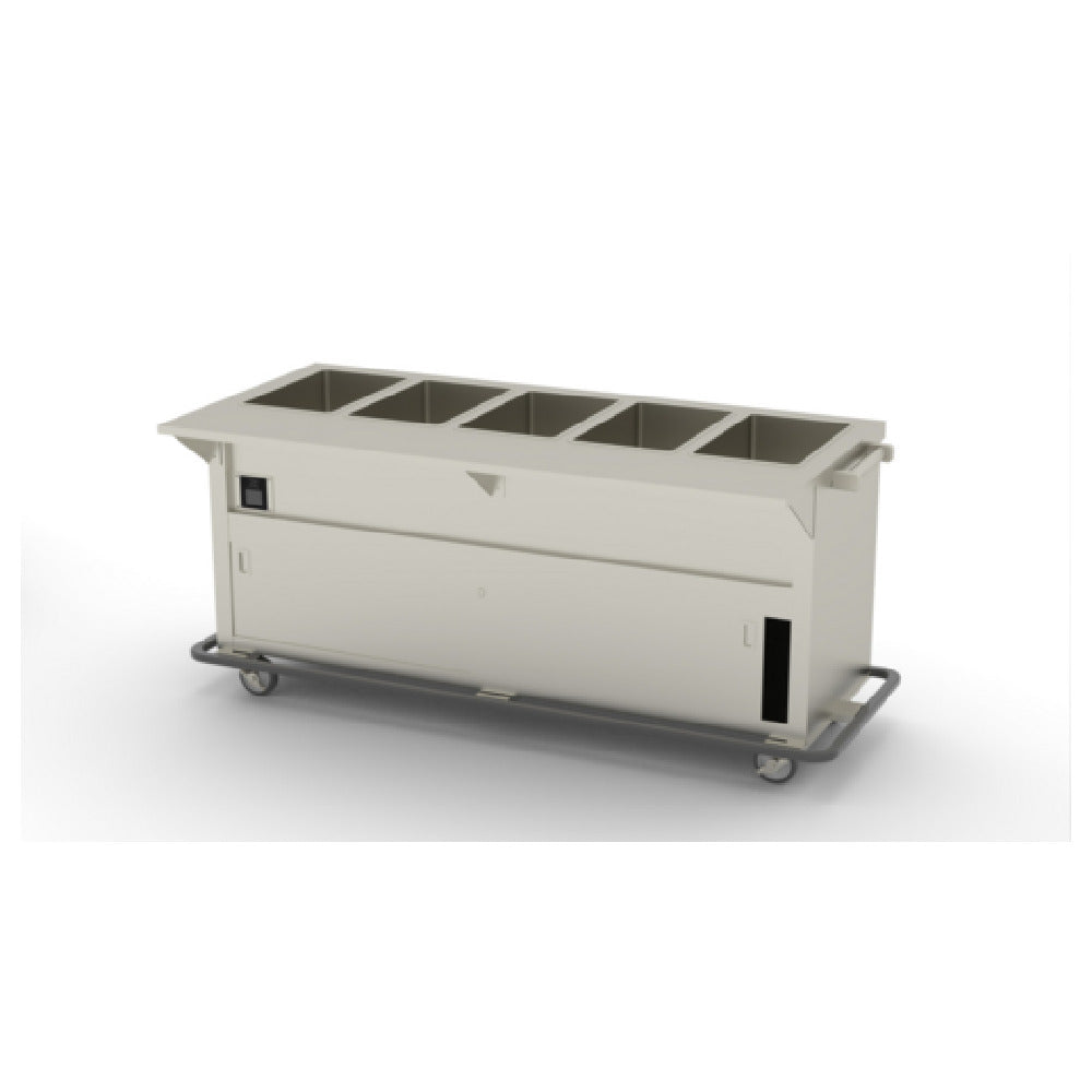 Duke EPW-5-CBSS Thurmaduke™ Ganged Waterless Well Steamtable Portable 74"W X 35-1/2"D X 36"H