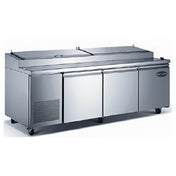 SABA SPP-91-12 Pizza Prep Table Three-section 91-7/8"W