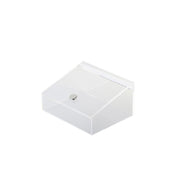 FOH BCV010CLT18 Smart Buffet Ware® Natural Cover 2/3 Size Acrylic Rectangle