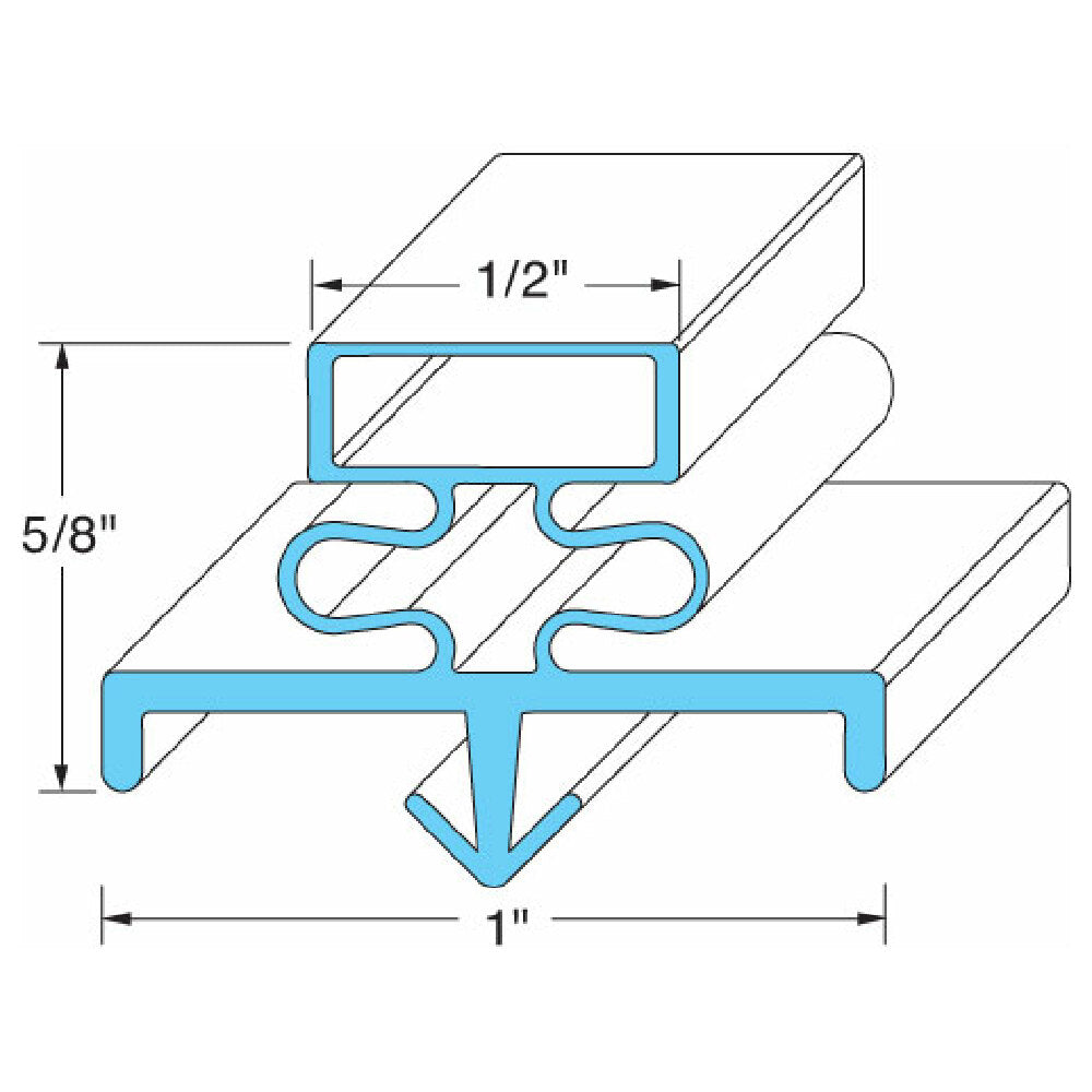 McCall 2GAD0691-001 Door Gasket 24 1/2" X 62 1/2"