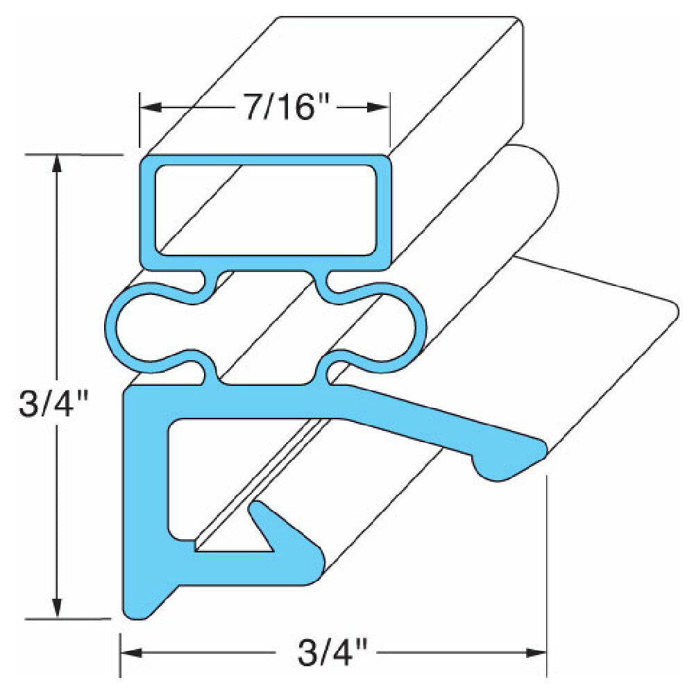 Hobart 280984-2 Door Gasket 24 1/2" X 29 1/2"