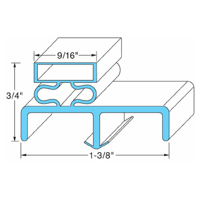Victory 50356301 Door Gasket 25 1/8" X 30 3/8"