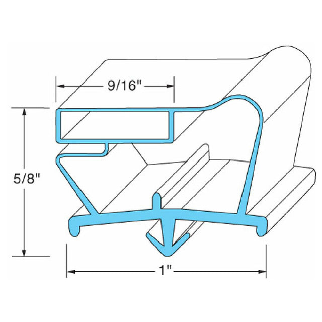Beverage Air BEV703-963D-04 Door Gasket 23 1/8" X 62 3/4"