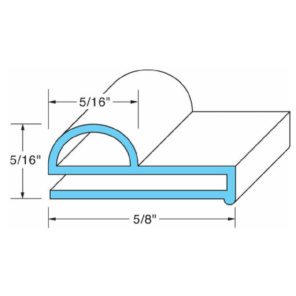 Silver King 10310-02 Gasket Hopper 9" X 17 3/4"