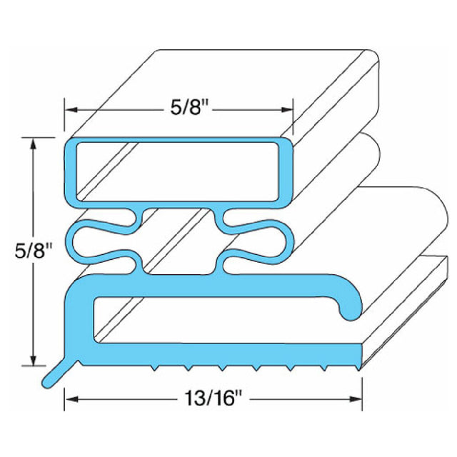Kairak 04543 Door Gasket 21 1/2" X 23 1/2"