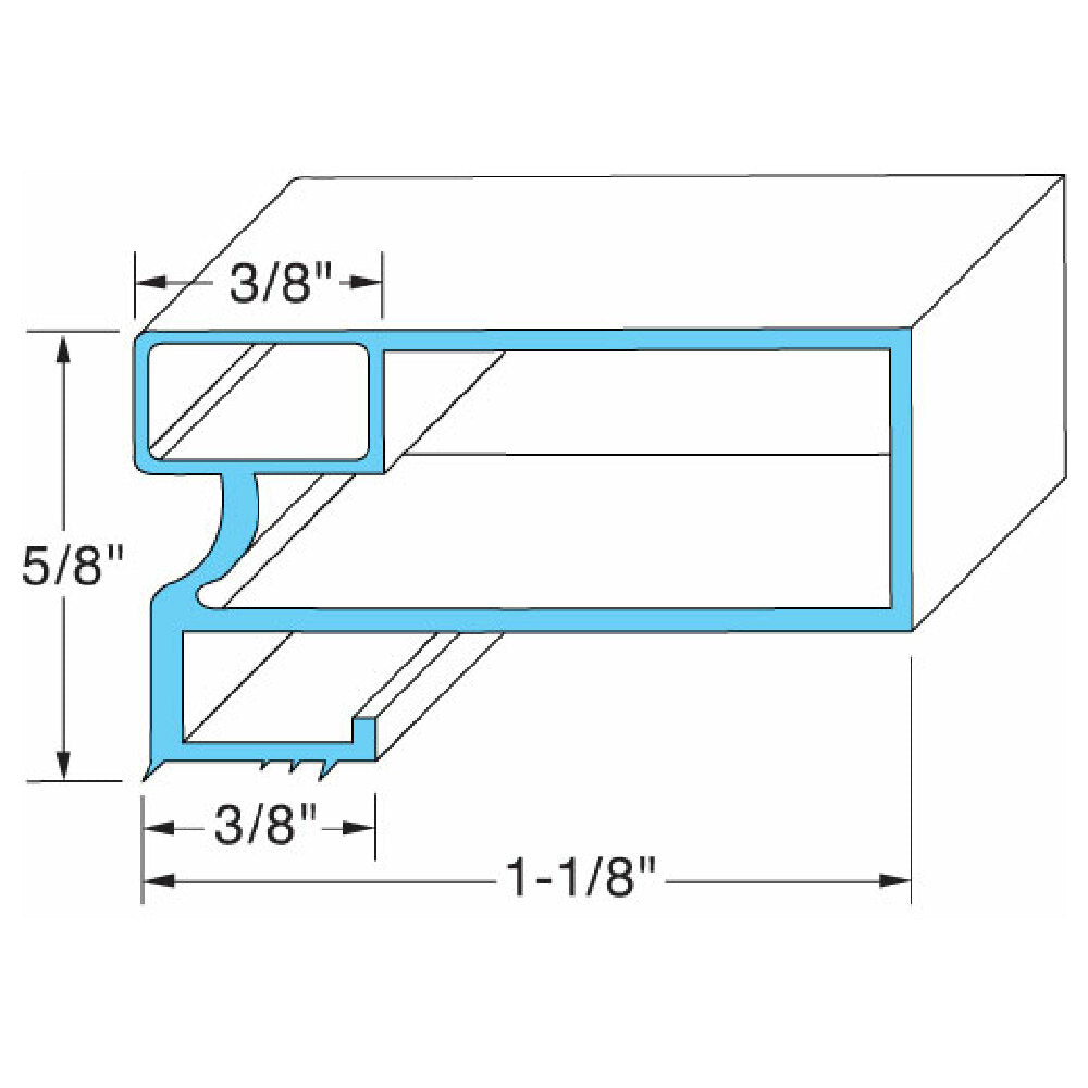 Arctic Air 5304506125 Door Gasket 31 1/4" X 61 5/8"