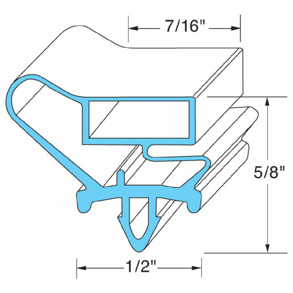 Beverage Air BEV712-013C-07 Door Gasket 21 1/2" X 31 1/2"