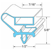 Beverage Air BEV712-013C07 Door Gasket 21 1/2" X 31 1/2"