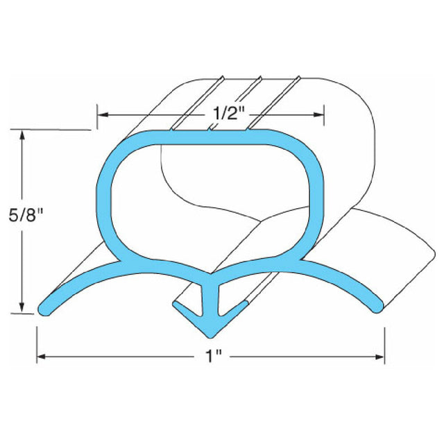 Beverage Air 712-025D-01 Door End Gasket