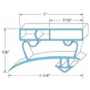 TRUE TRUE811125 Gasket 26 1/8" X 53 5/8