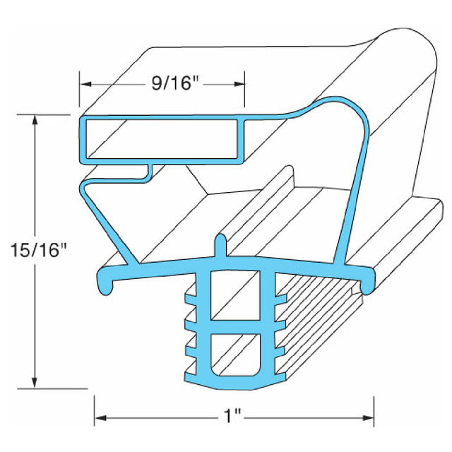 Delfield DEL1702640 Door Gasket