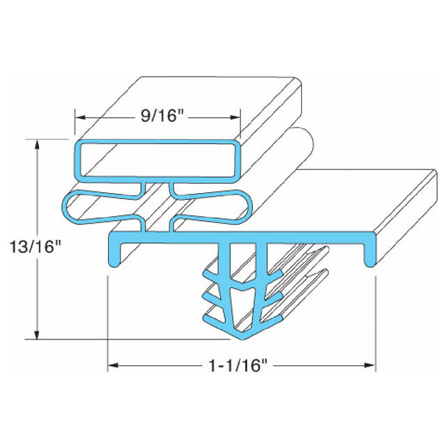 Delfield 1702748 Door Gasket