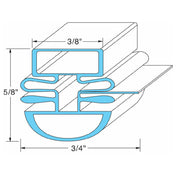 Turbo Air P2R3300200 Door Gasket 27" X 62"