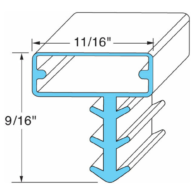 Kolpak KOL25567-1075 Door Gasket 36 1/4" X 79"