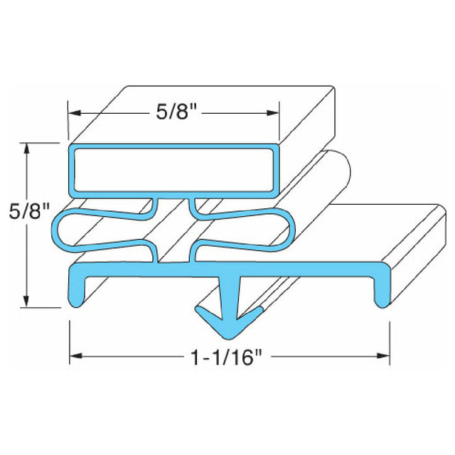 Master-Bilt 37-01254 Door Gasket