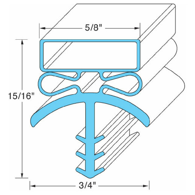 Bally BLRB16545 Door Gasket