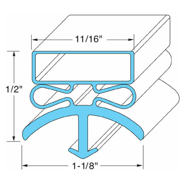Delfield DELMCC2GAD-M008-001 Drawer Gasket