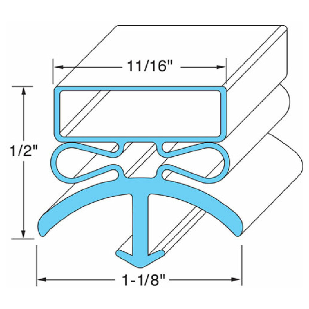 Private Label 741473 Gasket Kit 37"x87" Magnetic