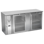 Victory VBBN68HC-FG-S - Back Bar Refrigerator, Food Rated, Two-section