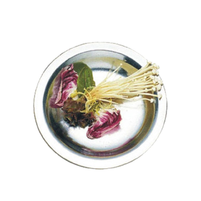 Bon Chef 1080WHTM Salad Plate 7-1/8" Aluminum With Ceramic-look Coating