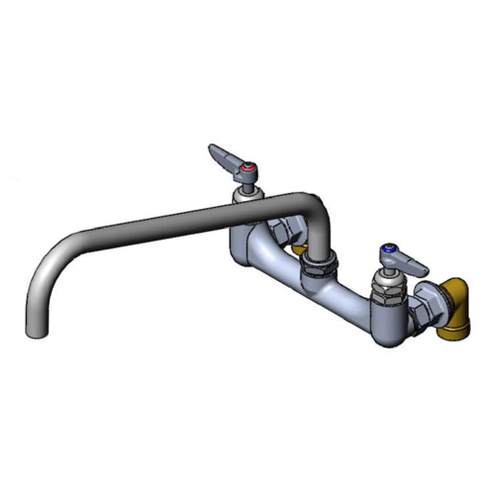 T&S Brass B-0290-01 Big-Flo Mixing Faucet Wall Mount 8" Adjustable Centers