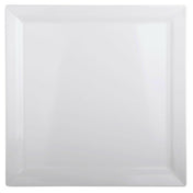 GET Enterprises DS1225-W Elite Global Solutions Plate 12-1/4" X 12-1/4" X 1"H Square