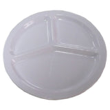 Yanco MS-710WT Milestone Compartment Plate 10" Dia. 3-compartments