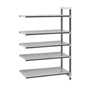 Cambro EA244884S5580 Camshelving® Elements Stationary Add-On Unit 24"W X 48"L X 84"H