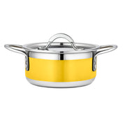 Bon Chef 71299-CF2-Y Country French X Pot 1 Qt. 22 Oz. 7" Dia. X 3"H