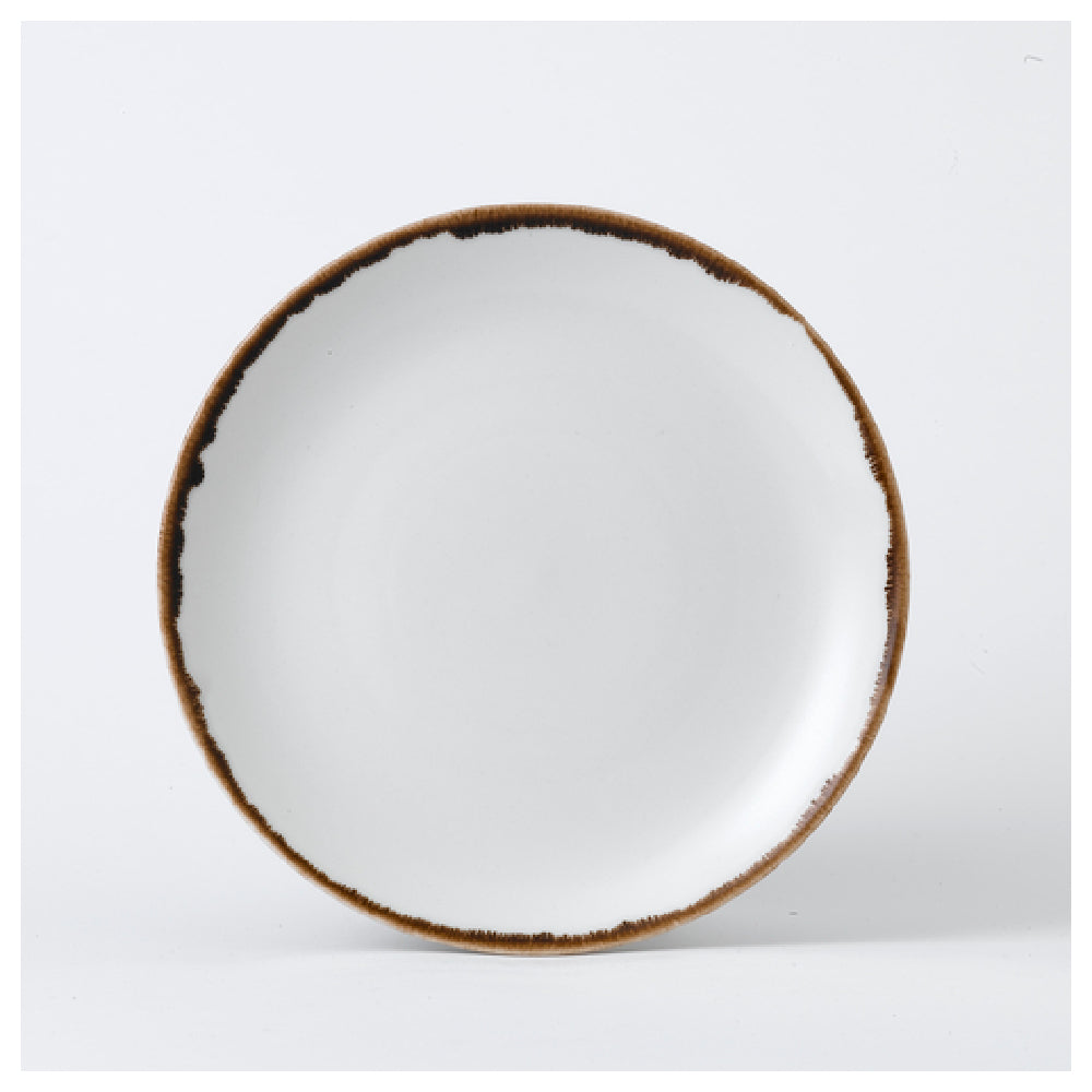 Arc Cardinal HN217 Dudson Harvest Natural Coupe Plate (D:8.67'') Vitrified Ceramic