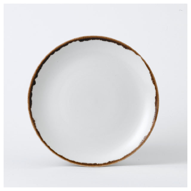 Arc Cardinal HN217 Dudson Harvest Natural Coupe Plate (D:8.67'') Vitrified Ceramic